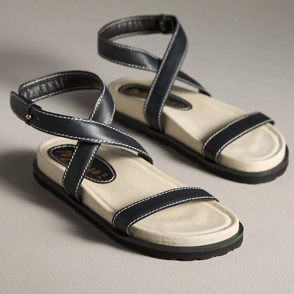 Anthropologie Matisse NWT Matisse Naomi Ankle-Strap Sandals - Black